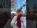 180cmのウクライナ人少女とクリスマスマーケット食べ歩き🎄