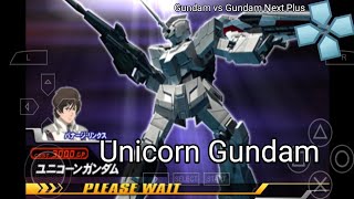 Unicorn Gundam Gameplay - Gundam VS Gundam Next Plus - PPSSPP Android