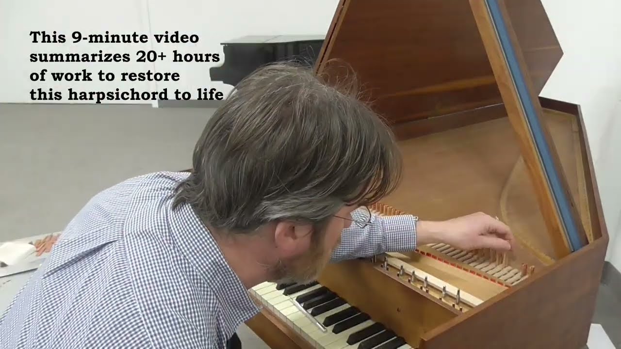 Bringing a 6' Zuckermann Harpsichord back to life
