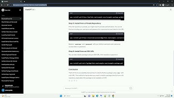 pip install with git url