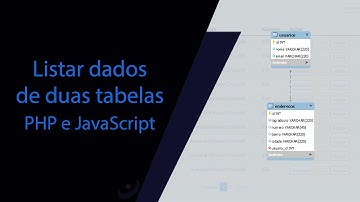 Como listar registros de duas tabelas com PHP e JavaScript
