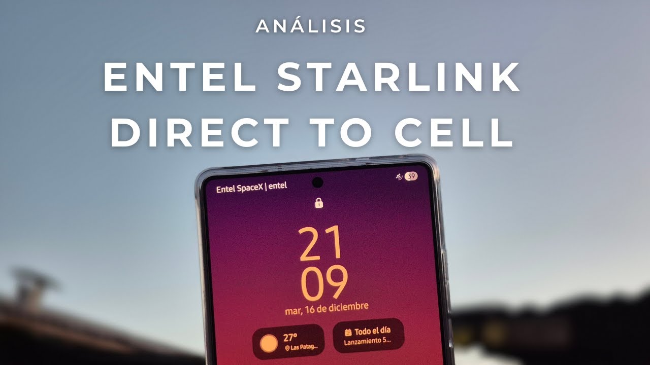 Análisis del servicio Direct to Cell de Entel y SpaceX usando satelites ...