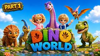 DINO WORLD | part1 | A magical Dinosaur adventure with berry kids