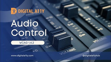 Understanding WCAG SC 1.4.2 Audio Control (Level A)
