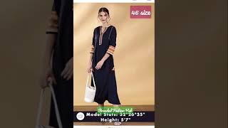 W Brand Kurti 46 Size Booking 8447192031