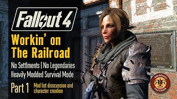 Fallout 4: Workin’ on The Railroad | No Settlements Allowed | Alternate Start Survival Mode | Part 1