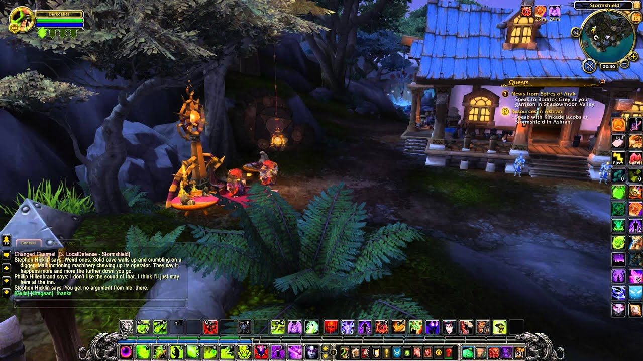 Warlords of Draenor Leveling Walkthrough Part 22 Garrison Herb Garden