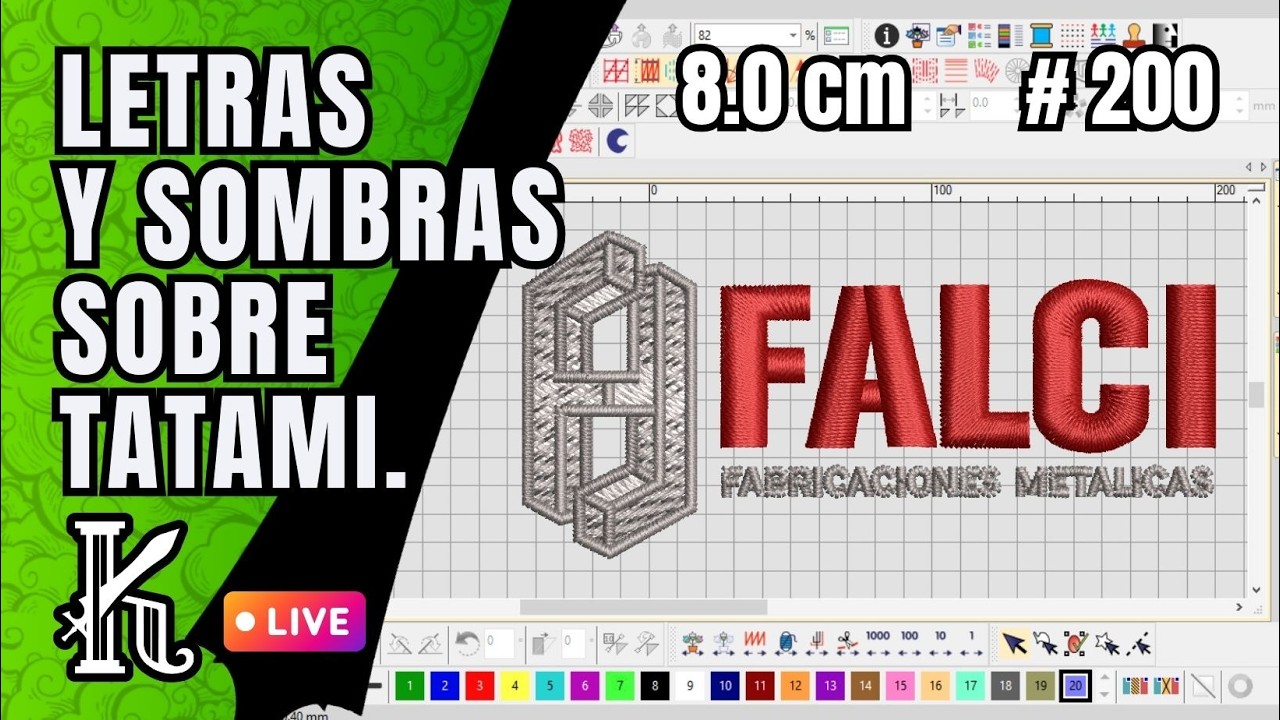 FALCI ✔️ DIBUJO DE LETRAS ✔️ SOMBRAS SOBRE TATAMI ✔️#200