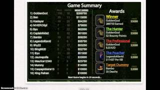 Boxhead Bounty Hunter: All my 100 kills + in my first month