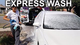 Express Wash on a Camry  Top Class Detail