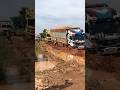 #tow V1 stuck in the mud #shorts #automobile #longload #semitruck #truckesvlogs #driver #bulldozer