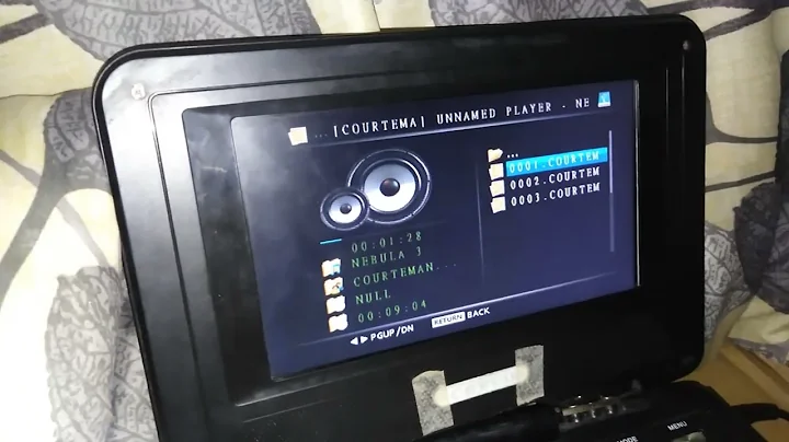 MP3 TEST ON COBY II PORTABLE DVD PLAYER