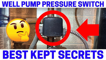 NEVER Replace A Water Well Pump Pressure Switch Until Watching This!