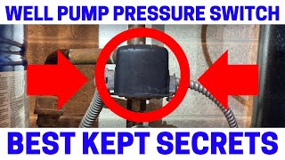 never replace a water well pump pressure switch until watching this!