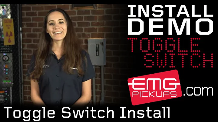 New EMG Solderless Toggle switch Install with Moni...