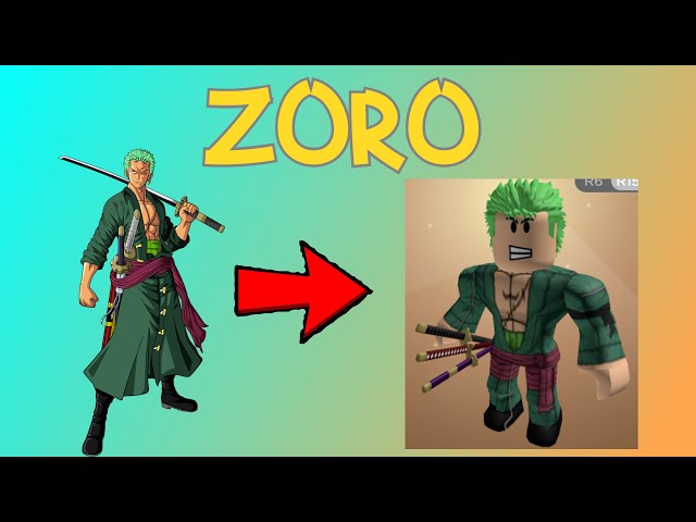 NEW* How to make Roronoa Zoro (WANO) in Roblox