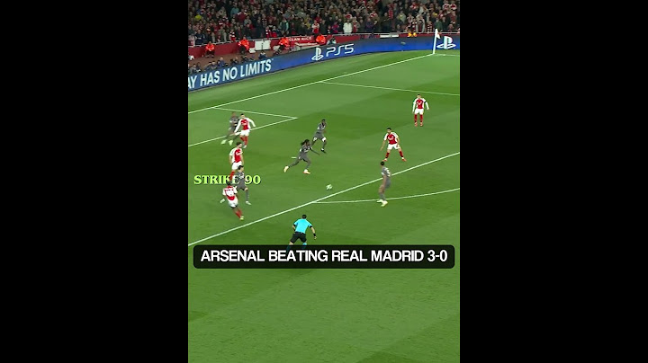 Arsenal Beat Real Madrid 3-0 But will Real Comeback? 🤔💭