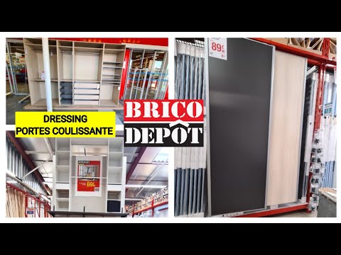 BRICO-DEPÔT✨️2022?DRESSING●PORTES COULISSANTE✨️20.02.22 #bricodepot #dressing #tendance #nouveautés