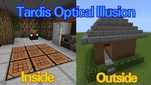 Tardis House in Minecraft PE Tutorial (Command Block)"Small on the outside but bigger in the inside"