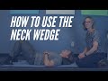 Houston Chiropractor Demonstrates How To Use The Neck Wedge For Better Posture