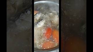 local fish with bamboo shoots// local fish boil// Fish with veg // fish curry.
