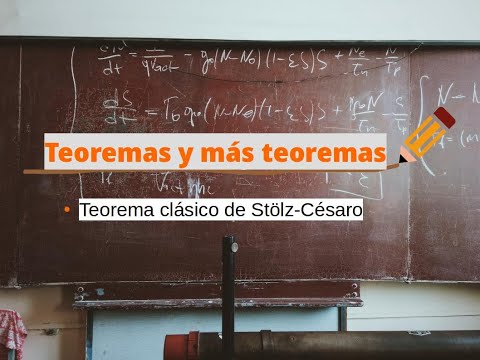 Teorema Stolz Cesaro