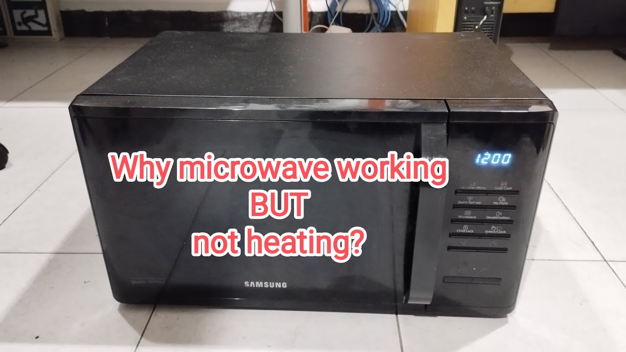 Baiki microwave SAMSUNG tidak panas