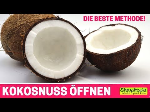 Video: Wie Man Eine Kokosnuss Zu Hause öffnet, Schneidet Und Schält, Wie Man Diese Frucht Richtig Aufbewahrt + Video