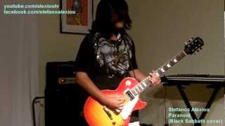 Black Sabbath - Paranoid (Guitar cover by Stefanos Alexiou) chords