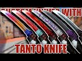 Custom knives with skins  tanto knife  cs2 showcase