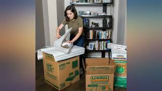 U-Haul Newsprint Packing Paper for Moving and Shipping - 500 Sheets - 25 lbs. - review
