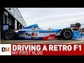 What it's Like Driving a Retro F1 Car (& my first VLOG)