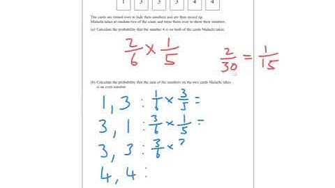 Summer 2017 IGCSE 4HR Q16 Probability