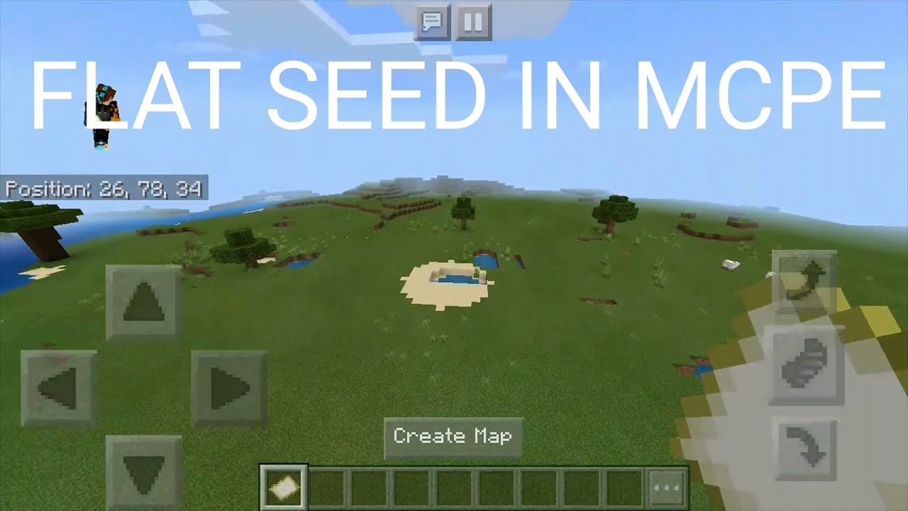 Best Flat Seed in MCPE YouTube