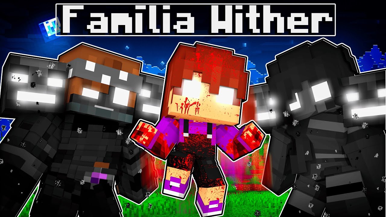 FAMÍLIA WITHER ADOTOU o BEBÊ HEROBRINE no Minecraft