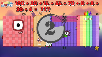 ADD NUMBERBLOCKS RANDOM BIG AND SMALL NUMBERS | LEARN ADDITION | COLORART_ID