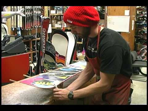 de lam repair youtube ski top sheet repair