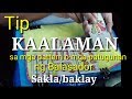 Tip  Kaalaman sa pattern o patugunan ng balasador, sakla/baklay..