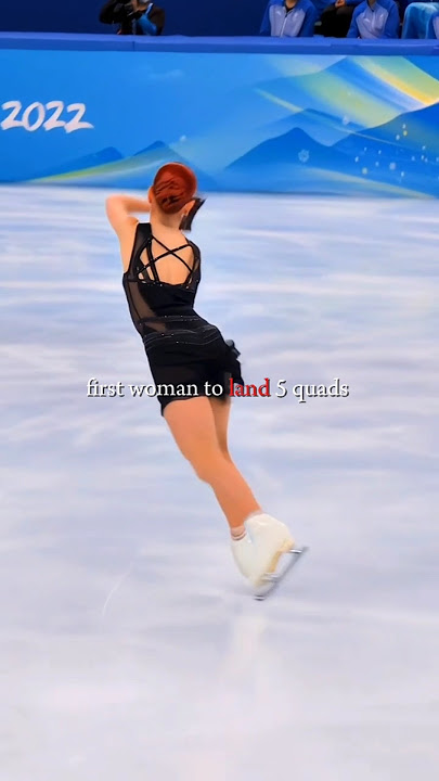 She did it 💪🏼 5 quads in one performance 🔥#figureskating #alexandratrusova #olympicgames #olympics