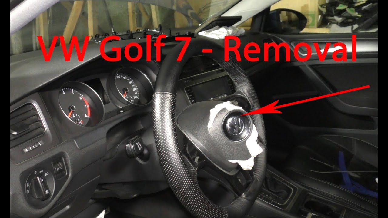 VW Golf 7 AirBag Ausbauen YouTube