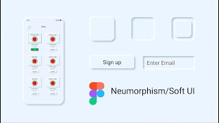Neumorphism Soft UI in Figma  | Smart UI | Figma Bangla Tutorial screenshot 5