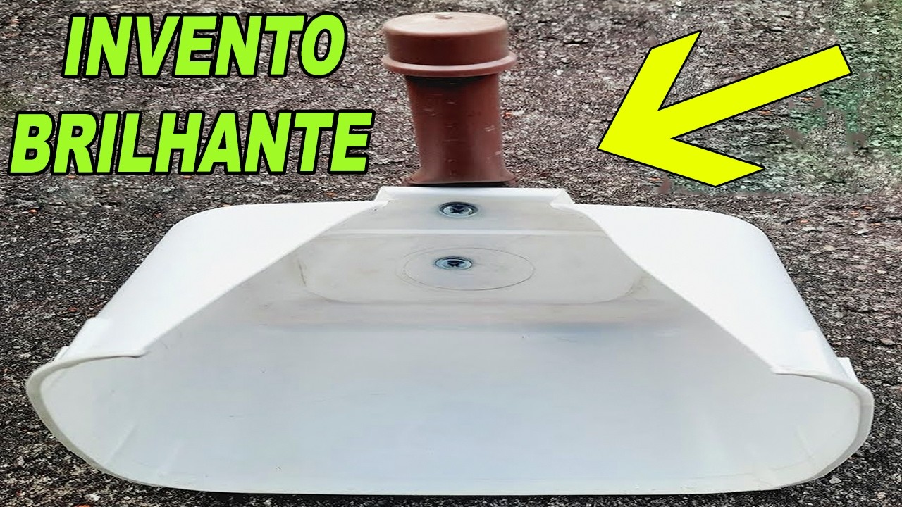 IDEIA BRILHANTE - APRENDA A FAZER - BASTA TER CANO PVC E POTE - Vai Virar Febre ESSA VOCÊ NÃO SABIA
