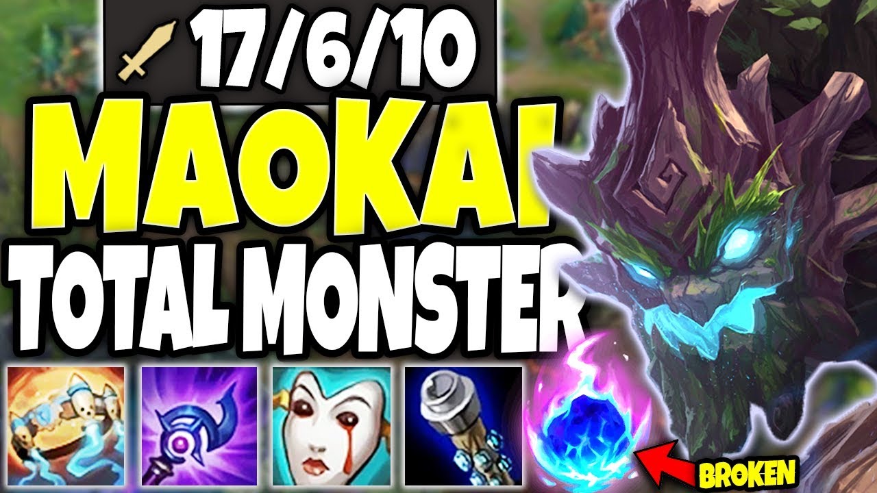 Supersonic hastighed Under ~ hjul This Build Making Maokai a TOTAL MONSTER 🔥 ONE E = 50% HP DMG 🔥 LoL Best  Maokai Season 10 Gameplay - YouTube