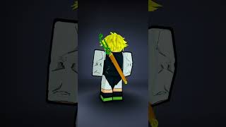 How to make Meliodas Seven Deadly Sins #roblox #animecosplay #cosplays #meliodas #thesevendeadlysins