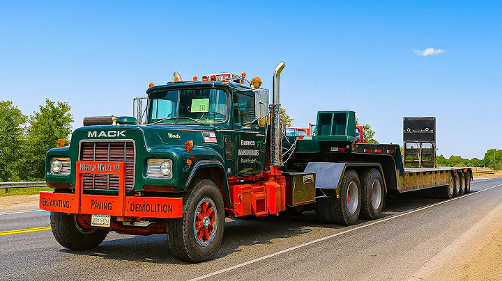 10 Mega Trucks from the 1970s Built to Carry Impossible Loads!