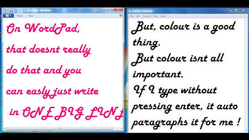 wordpad vs notepad