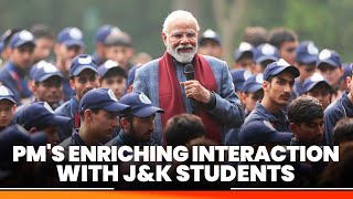 PM Modi's heart-to-heart conversation with students from Jammu & Kashmir