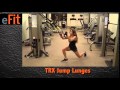 Trx jump lunges pratimas