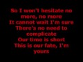 JASON MARZ - I&#39;M YOURS LYRICS