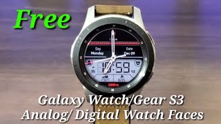 Top Free Galaxy Watch/Galaxy Watch Active 2 Watch Face A See Video screenshot 2